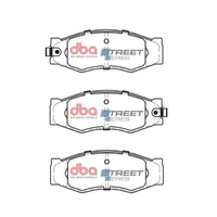 DBA DB382SS Street Series Brake Pad Set