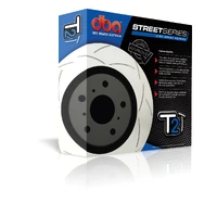 Street Series 2x T2 Slotted Solid Rear Rotors (Alfa Romeo 159/Giulietta 06-18)