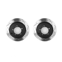 Street Series 2x T2 Slotted Rear Rotors (Mitsubishi EVO V-IX 96-07)