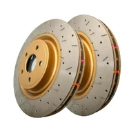 DBA DBA42632XS 4000 Series Cross-Drilled & Slotted Brake Disc Rotor Pair 380mm