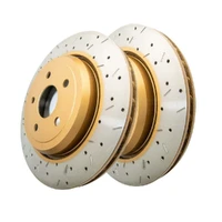 DBA DBA42633XS 4000 Series Cross-Drilled & Slotted Brake Disc Rotor Pair 350mm