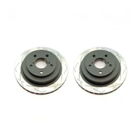 Clubspec 4000 2x T3 Slotted Rear Rotors (WRX 08-22/FXT 08-13/86 GT)