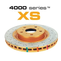 4000XS Series Drilled/Slotted Gold 2x Front Rotors (FJ Cruiser 11-16/Fortuner 11-21/Hilux 05-21)