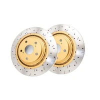 DBA DBA42748XS 4000 Series Cross-Drilled & Slotted Brake Disc Rotor Pair 328mm