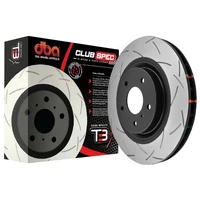 2 x 4000 Series T3 Slotted Brake Rotor ÔÇô Rear (Stinger 2017+ Brembo)