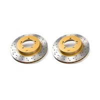 Clubspec 4000 2x XS Cross-Drilled/Slotted Rear Rotors (Mitsubishi EVO V-IX 98-08)