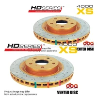 DBA DBA4488XS 4000 Series Cross-Drilled & Slotted Brake Disc Rotor Pair 282mm