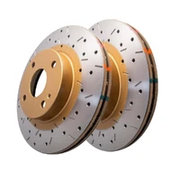 DBA DBA4538XS 4000 Series Cross-Drilled & Slotted Brake Disc Rotor Pair 255mm