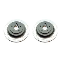 Clubspec 4000 2x T3 Slotted Rear Rotors (Supra 2 Pot 89-02/Lexus LS400 94-00)