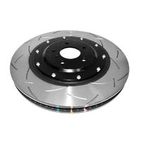 DBA DBA52379BLKRS 5000 Series T3 Slotted Brake Disc Rotor Single Right Black Hat 390mm