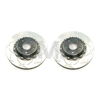 5000 Series Silver 2-Piece Slotted 2x Front Rotors (RS3 15-21)