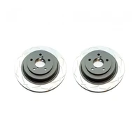 Street Series 2x T2 Slotted Rear Rotors (WRX 01-07/Forester XT 03-08)