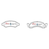 DBA DBS788SS Street Series Brake Pad Set