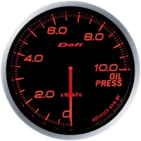 Advance BF Oil Pressure Gauge Amber Red