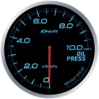 Advance BF Oil Pressure Gauge Blue