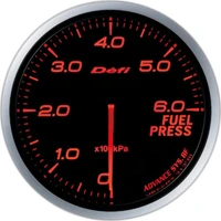 Advance BF Fuel Pressure Gauge Amber Red
