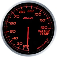 Advance BF Water Temperature Gauge Amber Red
