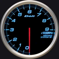 Advance BF Tachometer 80mm Blue