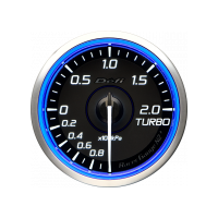 Racer Gauge N2 Plus Turbo -100Kpa~+200Kpa 60mm Blue