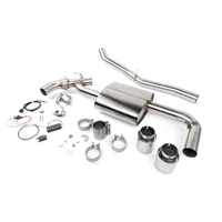 Valved Axle-Back Exhaust - 2017-2024 MINI C'man S ALL4 Stainless Steel - Polished Tips - F60 / F54