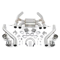 Valved Axle-Back Exhaust - 2023-2025 BMW M2 Stainless Steel - Polished Tips - G87