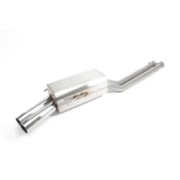 Free Flow Axle-Back Exhaust - 1992-1999 BMW 3-Series Stainless Steel - Polished Tips - E36