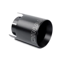 Double-Walled 4.5" Clamp-On Exhaust Tip Black Ceramic Black - 4.5" Outlet, 3.25" Inlet