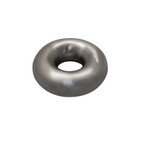 Stainless Steel Donut 2.5" 360 Degree 1.0D - Brushed