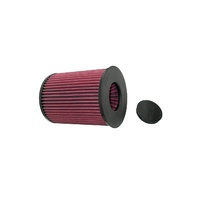 Replacement Round Air Filter w/Embossed Lid Cap - 2.75" ID x 5.75" Base OD x 5.938" Top OD