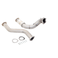 4in Dump Pipe & Cat 4in Kit Adapting To XForce 4in Cat Back System (Falcon 08-16)