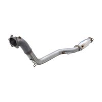 Non-Polished Stainless Steel 3in Dump-Pipe w/Metallic Cat (WRX/STi 08-20)