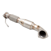 Non-Polished Stainless Steel 2.5in Dump & Cat Kit (i30 17+/Cerato 19+)