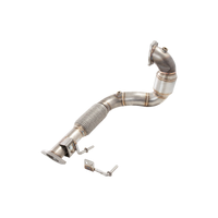 2.5in Dump-Pipe and Cat Kit - Non-Polished Stainless (i20 21+/i30 21+)