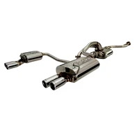 Raw 409 Stainless Steel Twin 2.5" Cat-Back and Quad Tips (FG/FGX Falcon XR6 Turbo/FPV F6 Sedan 08-16)