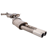 Twin 3in Cat-Back Exhaust - Non-Polished Stainless (Commodore 97-06)