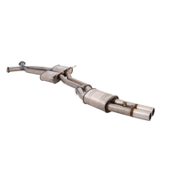 Twin 3in Cat-Back Exhaust - Non-Polished Stainless (Commodore 01-04)