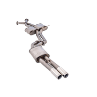 Twin 2.5in Cat-Back Exhaust - Non-Polished Stainless (Commodore 97-06)