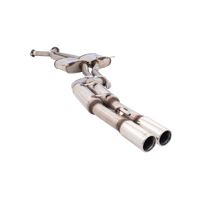 Twin 2.5in Cat-Back Exhaust - Non-Polished (Statesman V8 WH-WK-WL 99-06)