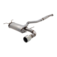 3in Cat-Back Exhaust Single Tip - Non-Polished Stainless (WRX Hatch 07-11)