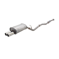 2.5in Cat-Back Exhaust - Twin-Tip - 409 Stainless Steel (Impreza 94-07)