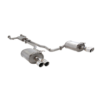 Twin 2.25in Cat-Back Exhaust - Non-Polished Stainless (Commodore 06-17)