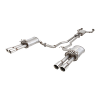 Twin 2.25in Cat-Back Exhaust - 409 Stainless Steel (Commodore 08-17)