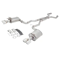 7-Series Twin 3in Cat-Back Exhaust w/Quad Tips - 409 Stainless Steel (Commodore 06-17)