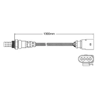Oxygen Sensor - Post Cat (MK6 R 08-13)