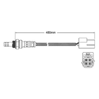 Oxygen Sensor - Post Cat (350Z DE 02-07)
