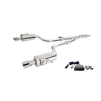 Twin 3in Cat-Back Exhaust w/Varex Mufflers - Stainless (300C SRT8 12-18)