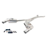 Twin 3in Cat-Back Exhaust w/Resonators - Varex Mufflers (Camaro Gen5 10-15)