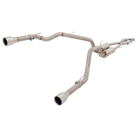 Twin 2.5in to Twin 3in Cat-Back System - 304 Stainless Steel (Ram 1500 16-19)