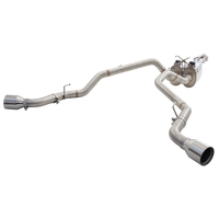 Twin 2.5" to Twin 3"Cat Back System 304 Stainless Steel (Ram 1500 09-20)
