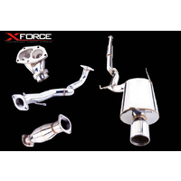 3in Turbo-Back Exhaust w/4in Tip - Stainless Steel (EVO 7-9 01-07)
